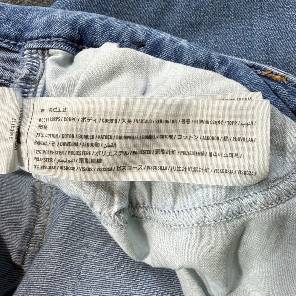 Hollister Soft Stretch Low-Rise Boot Jeans 17R W33 Distressed Mid Rise - Picture 3 of 11